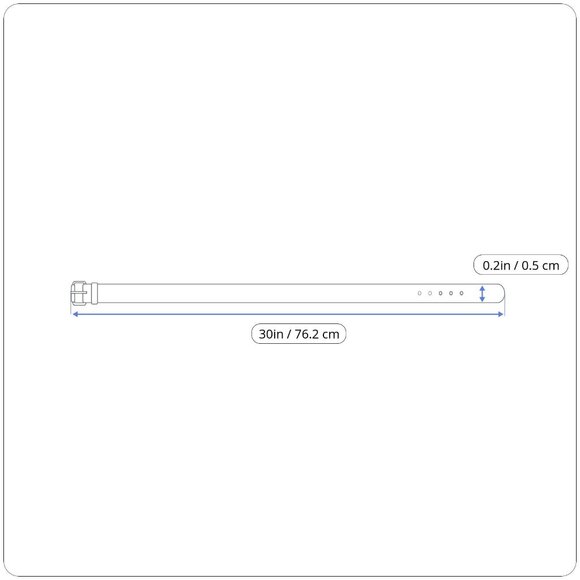 Silver Metal Adjustable Elastic Waist Belt - Picture 8 of 8